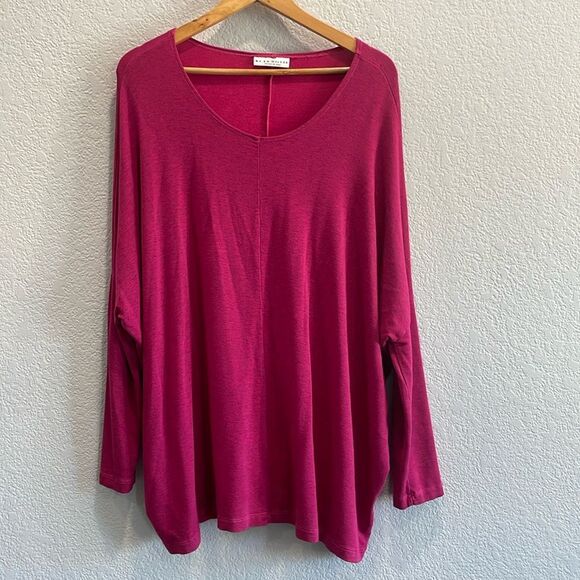 Bryn Walker Pink Dolman Sleeve Scoop Neck Tunic Size Small - Picture 1 of 8